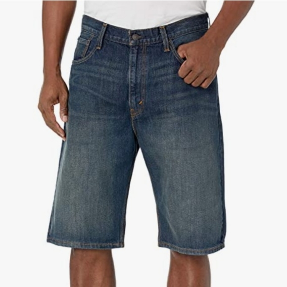 Levi's Men's 569 Loose Straight Denim Shorts - Picture 1 of 6